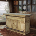 Saloon Star Bar with Footrail - Honey