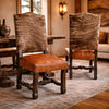 Saddleman's Cowhide & Leather Dining Chair