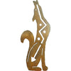 Coyote Howl Right Facing Cutout Wall Art