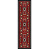 Firestorm Southwestern Rug - 2 x 8