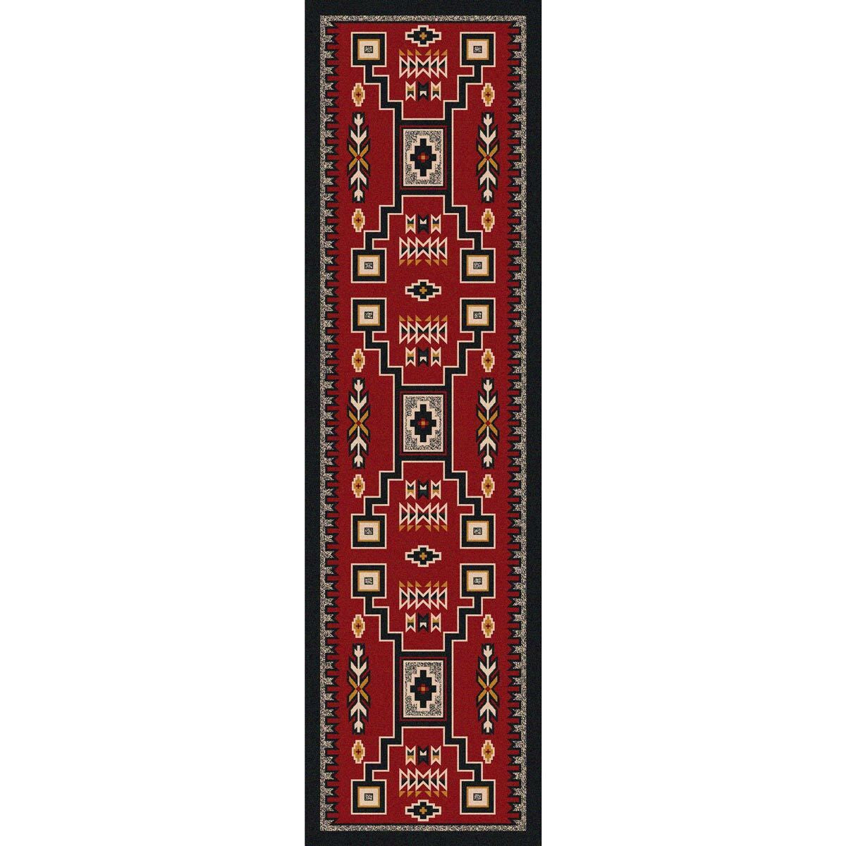 Firestorm Southwestern Rug - 2 x 8
