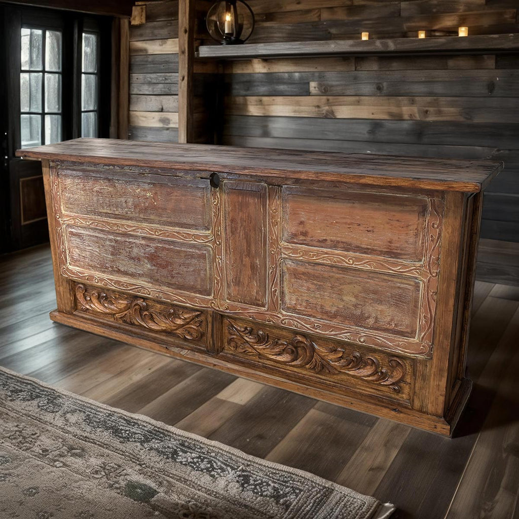 Renegade Carved Bar | Lone Star Western Decor