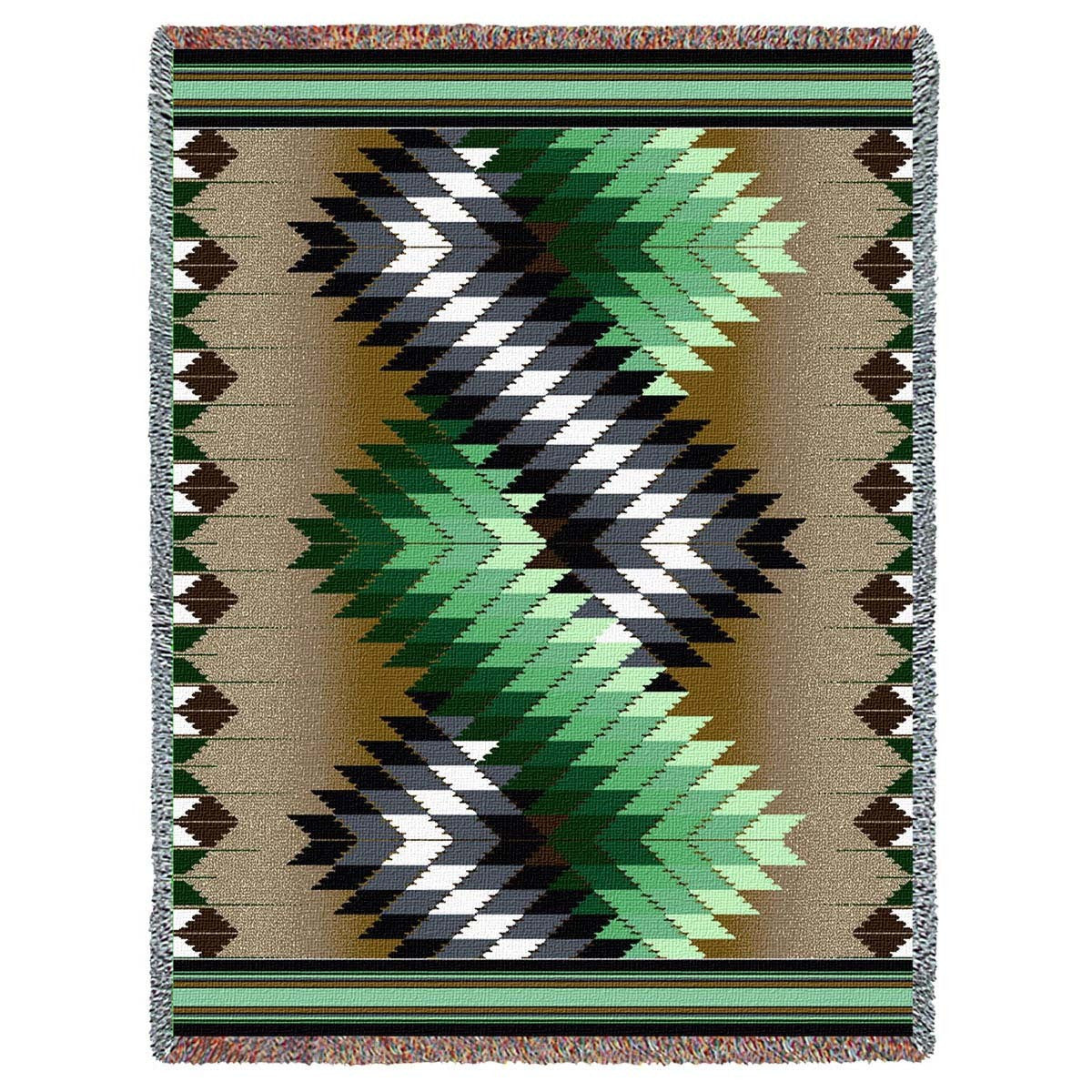 Whirlwind Sage Tapestry Throw
