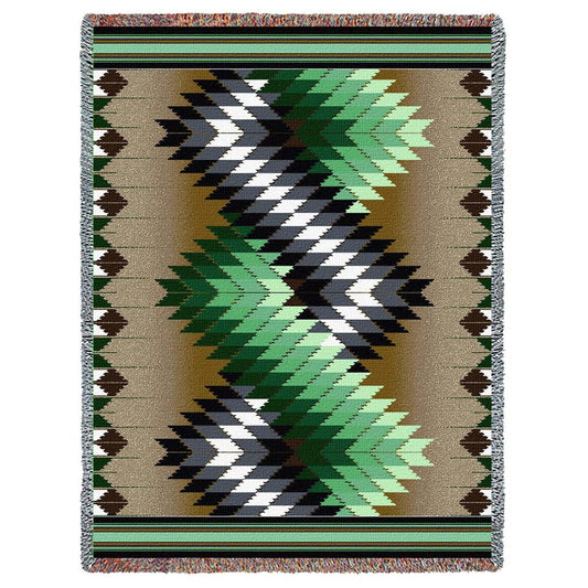 Whirlwind Sage Tapestry Throw
