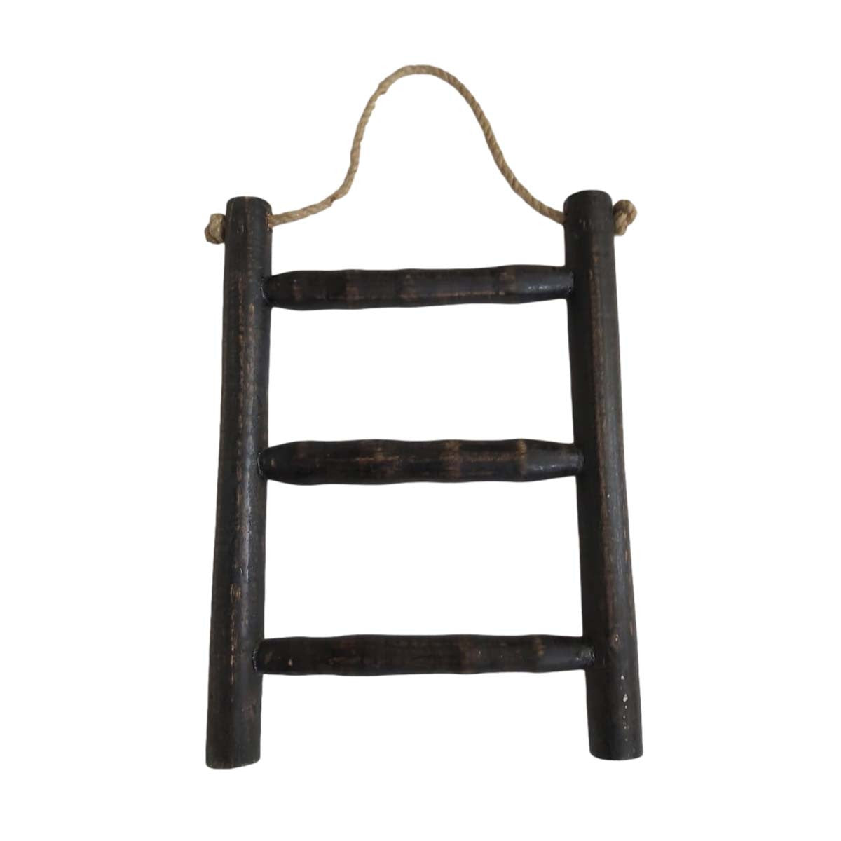 Tea Towel Black Ladder