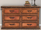 Natural Patina Copper Dresser