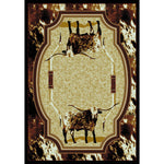 Freckles Longhorn Rug - 5 x 8