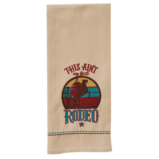 Western Rodeo Embroidered Dishtowels - Set of 4