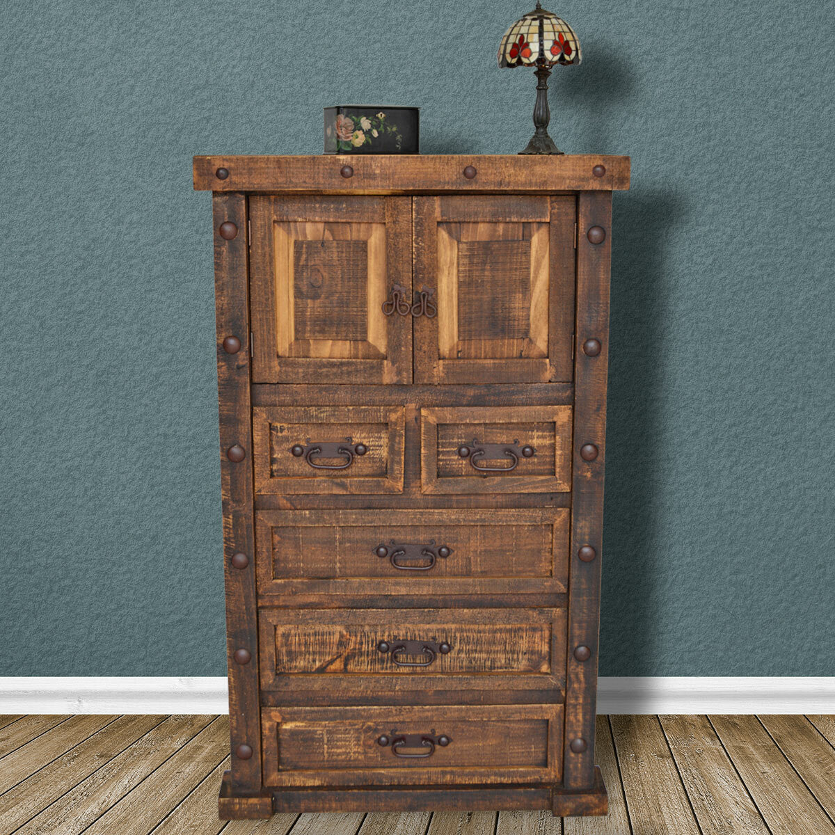 Rough Cut Pine Chest