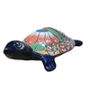 Orange Flower Turtle Wall Art
