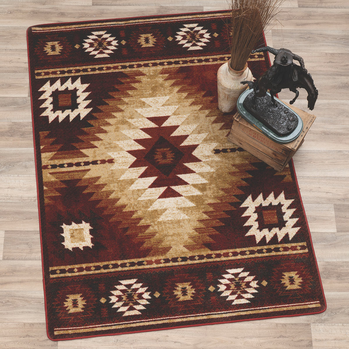 Desert Halo Sunburst Rug - 8 Ft. Round