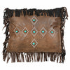 Skystone Desert Turquoise Diamond Pillow