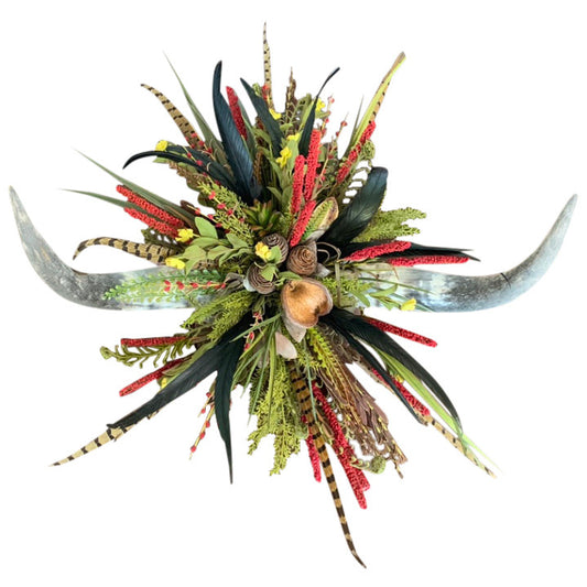 Judson Double Horn Wall Art