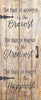 Apologize Wood Sign
