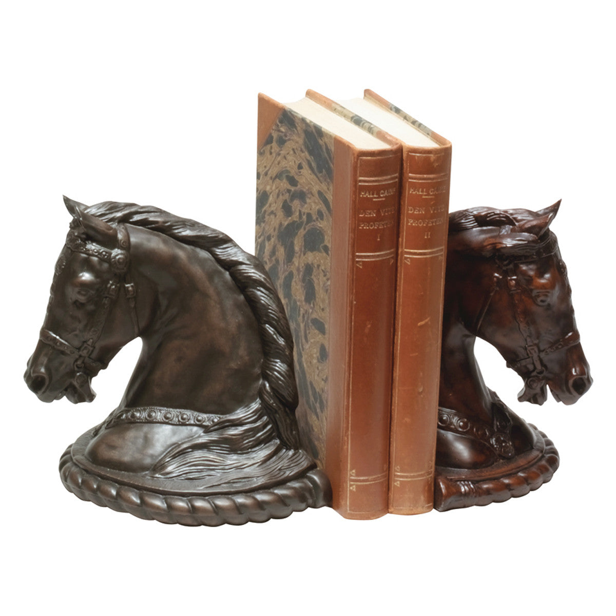 Clementine Horse Head Bookends