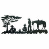 Cowboy Camp Metal Wall Art