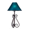 S Curves & Rings Iron Table Lamp