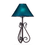 S Curves & Rings Iron Table Lamp