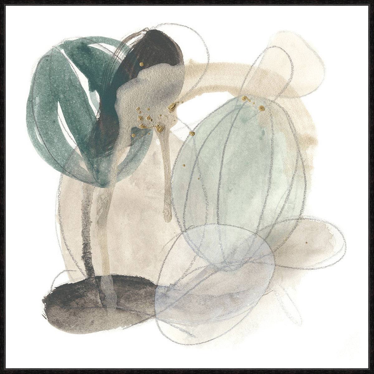 Cactus Impressions II Canvas Art