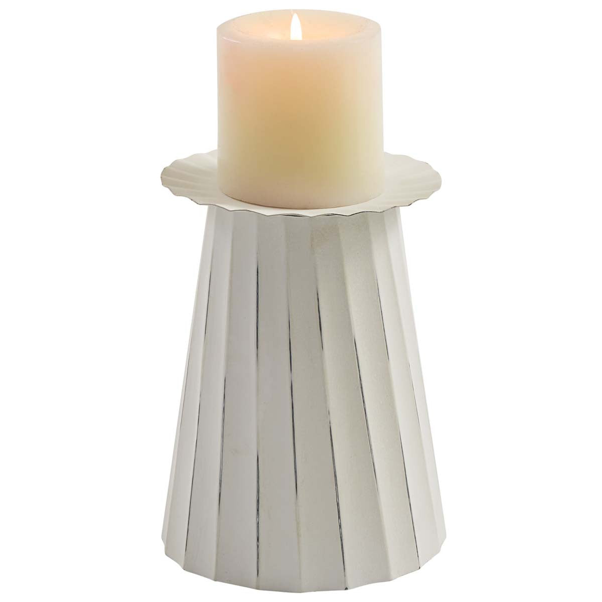 Antiqued Candle Holder - Small - Set of 2
