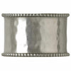 Hammered Pewter Napkin Rings - Set of 4