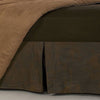 Faux Leather Bedskirt - King - OUT OF STOCK UNTIL 07/01/2026