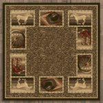 Western Home Rug - 8 Ft. Square