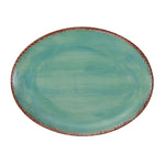 Turquoise Dream Patina Platter with Patina Finish