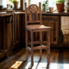 Clarence Starred Brown Barstool - 30 Inch