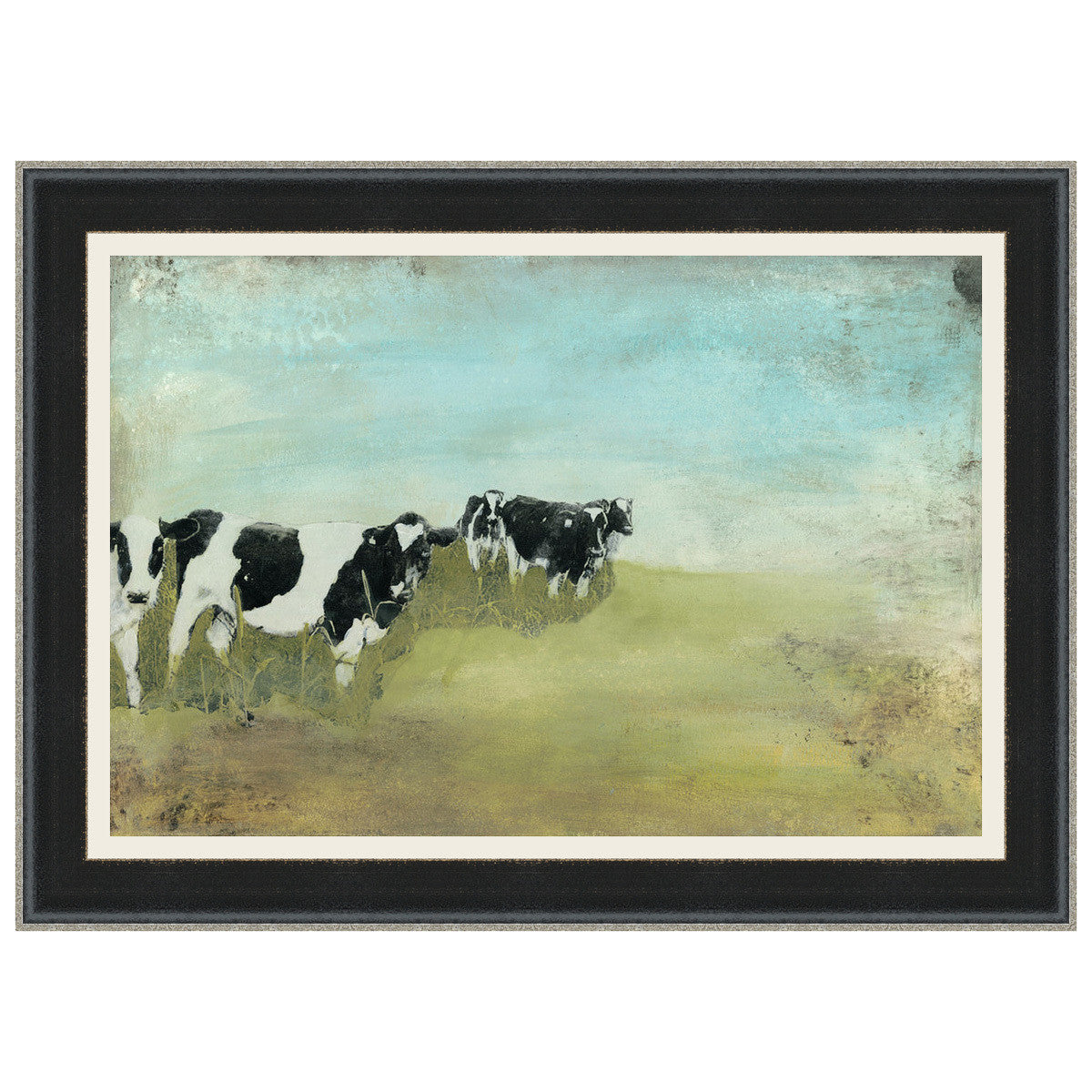 Country Drive Cows II Framed Print