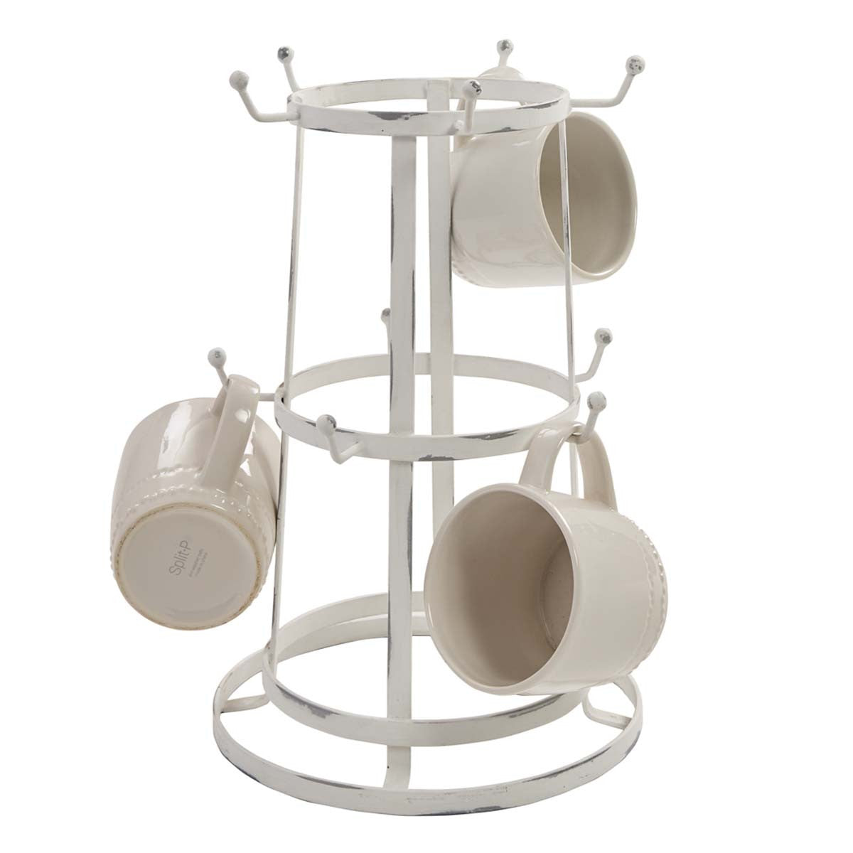 Antiqued Mug Rack - OUT OF STOCK UNTIL 09/08/2026