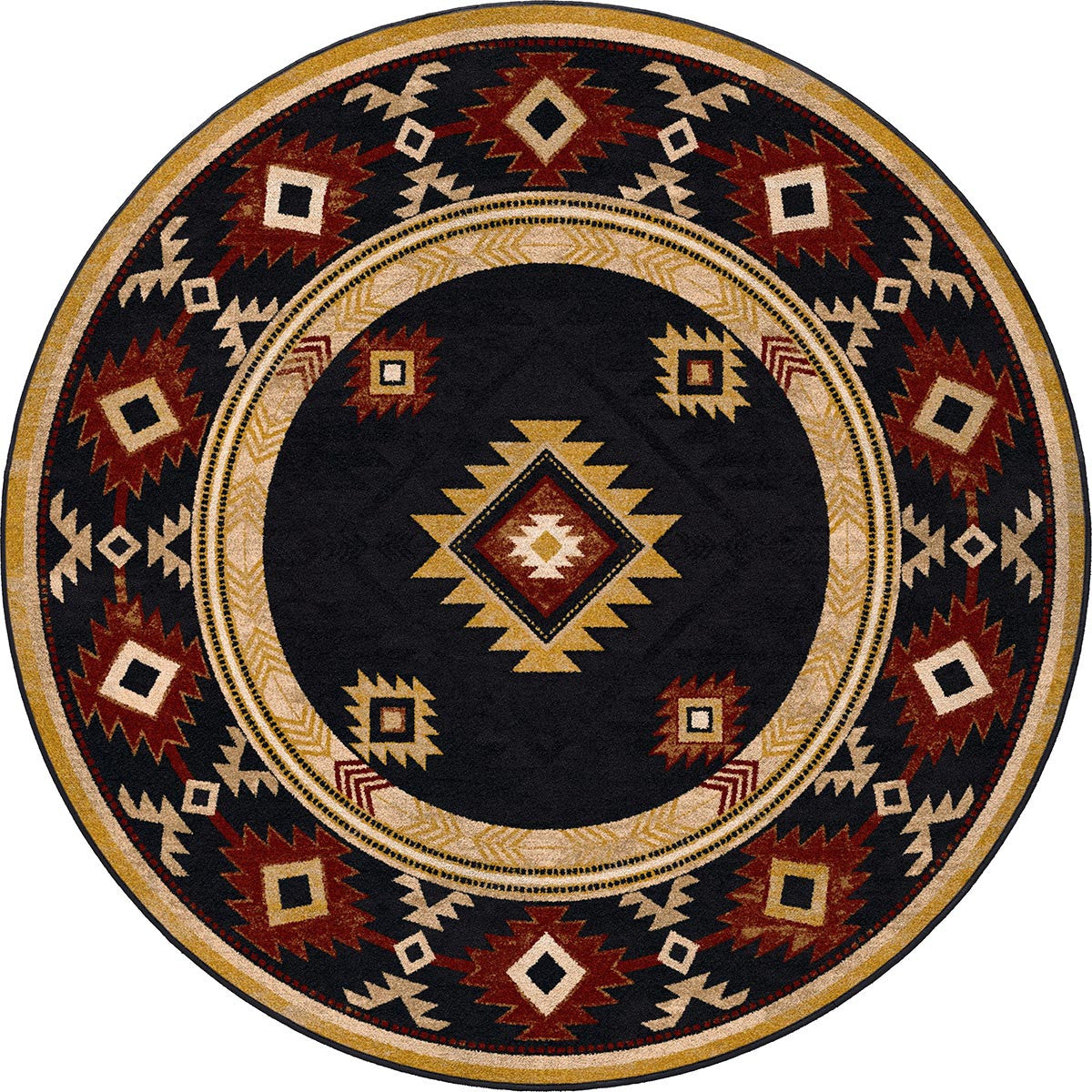 Diamond Creek Sienna Rug - 8 Ft. Round