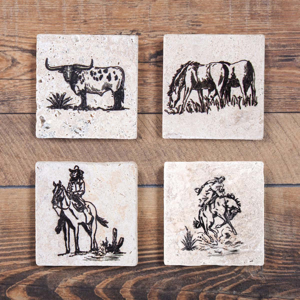 Rustic Ranch Coasters - OUT OF STOCK UNTIL 08/25/2026