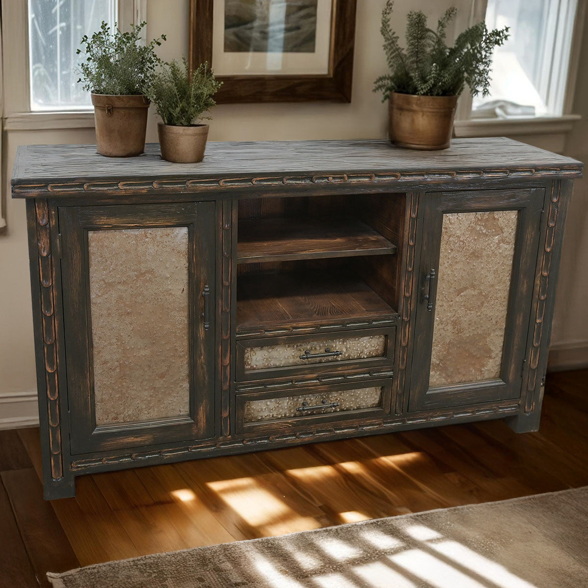 Hearthstone Brown Console/TV Stand