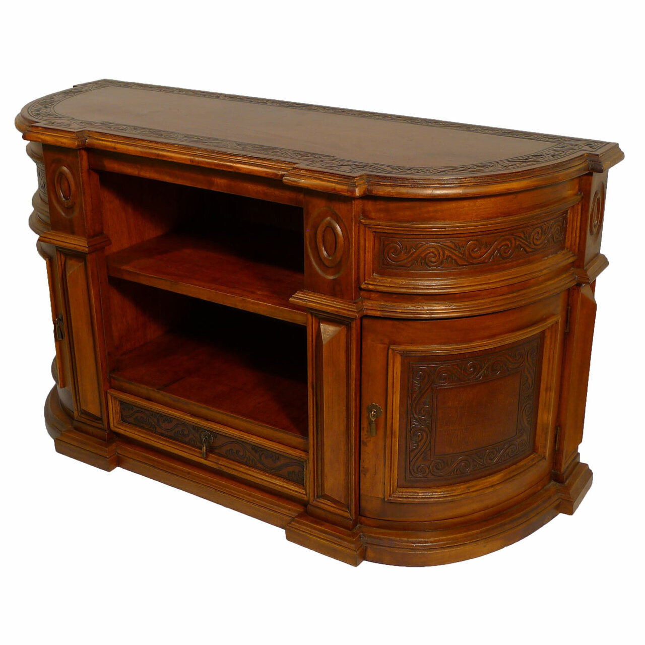 Elsa Half Moon TV Console