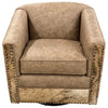 Bandera Cowhide Swivel Glider