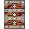 Sunset Path Rust Rug - 8 x 11
