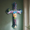 Hacienda Flower Cross Wall Art