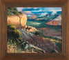 Camp Along the Timbercreek Framed Print