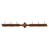 Red Jasper Stone 6 Hook Coat Rack