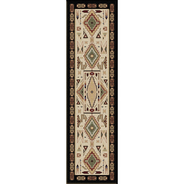 Desert Dream Black Rug - 2 x 8