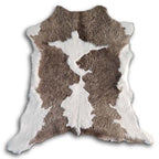 Champagne & White Calfskin Rug