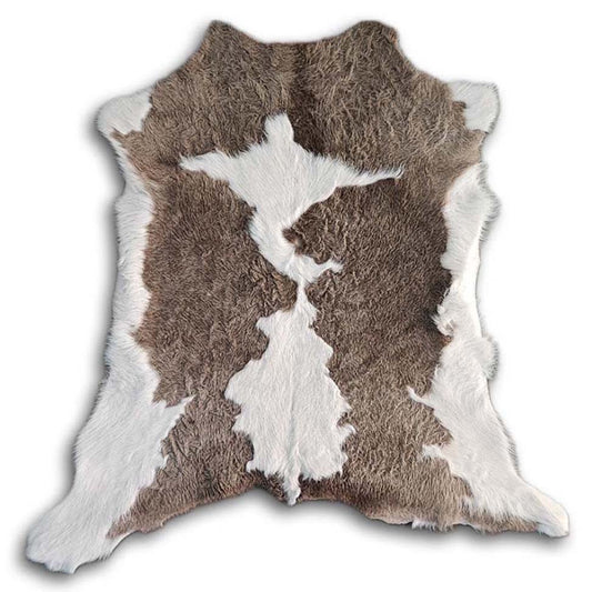 Champagne & White Calfskin Rug