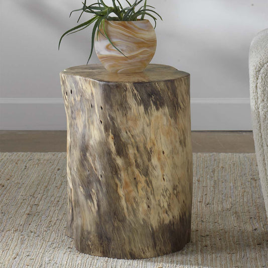 Lakeside Driftwood Natural Stool