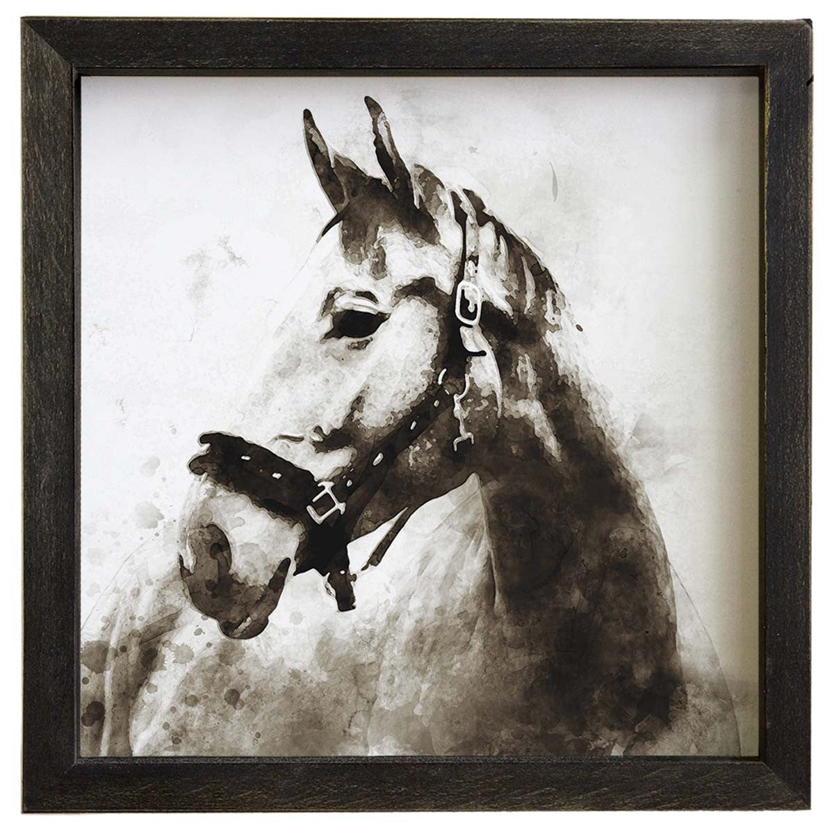 Grayscale Horse Wall Art
