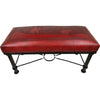 Fernando Iron Bench - Calf Roper & Red