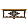Turquoise Bandit Bath Shelf