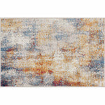 Abstract Rust Rug - 2 x 3