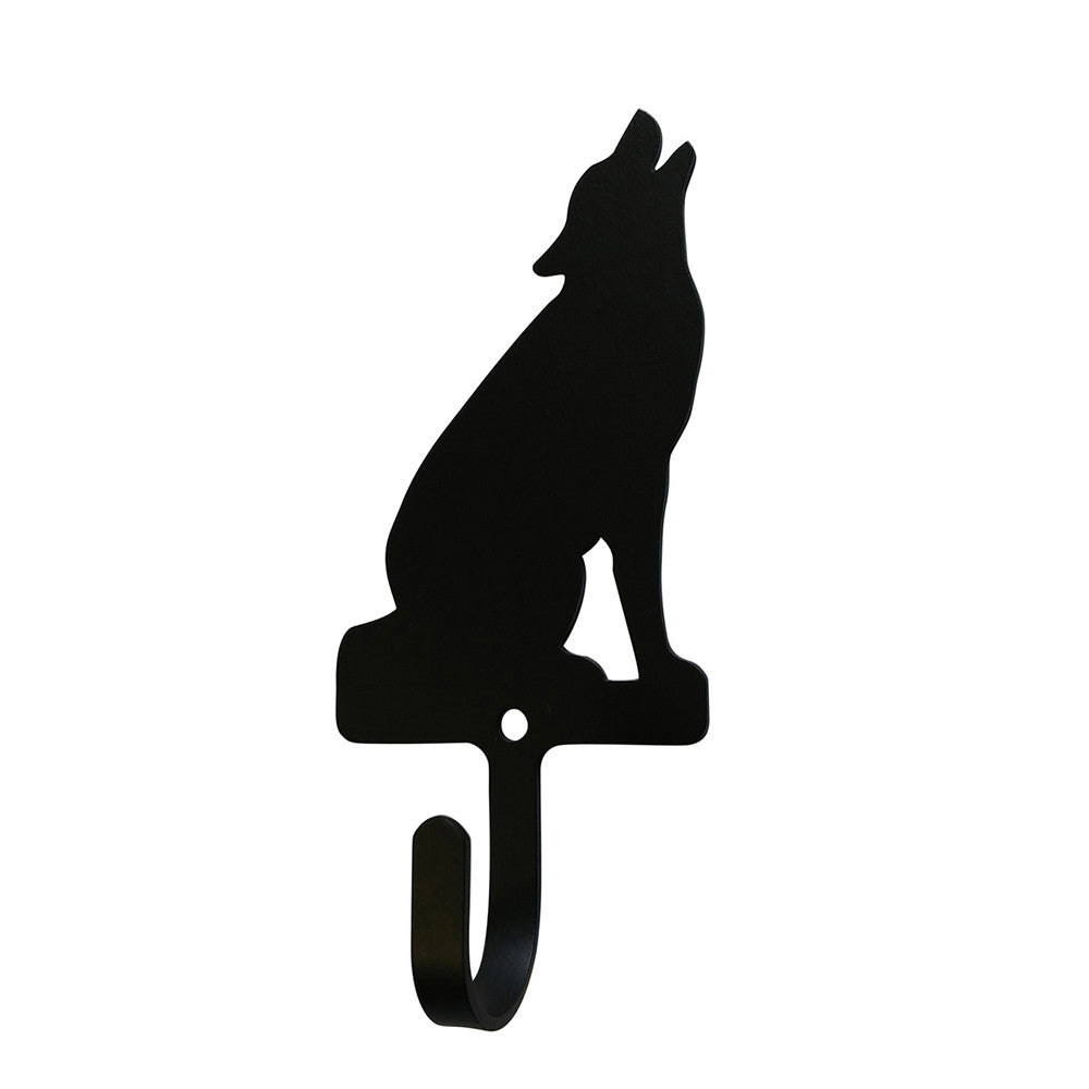 Sitting Wolf Small Wall Hook