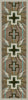 Temple Gray & Turquoise Rug - 2 x 8
